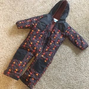 Columbia 4T snowsuit one piece hot tot